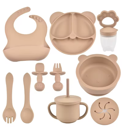 SET PAPPA IN SILICONE 9 PZ ( 3+1 Omaggio)